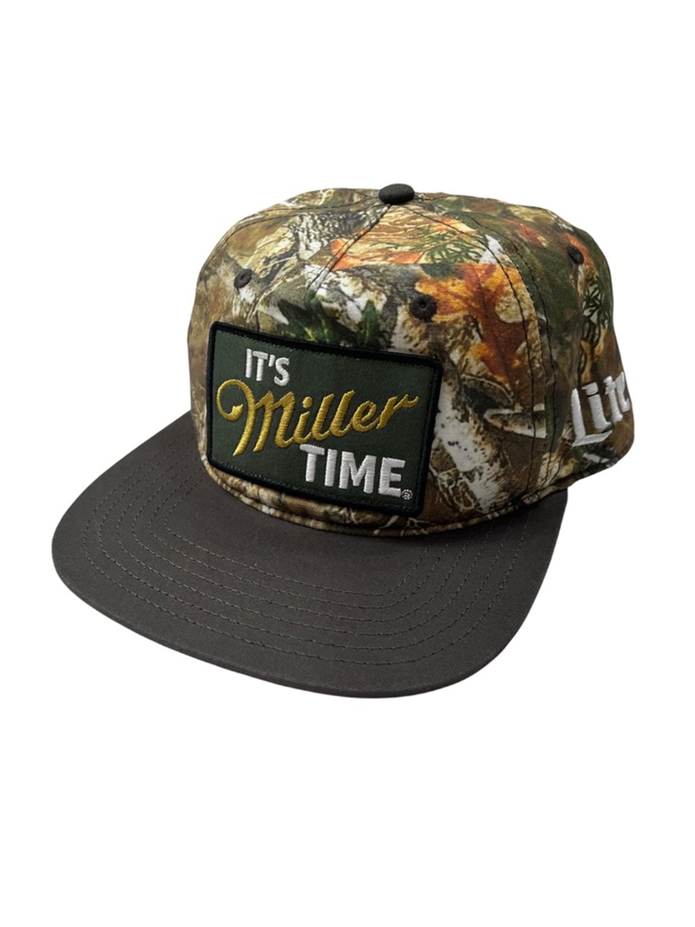 Miller Lite Beer Camo Hat It's Miller Time